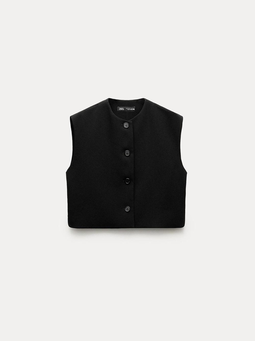 Zara Elegant Black Vest